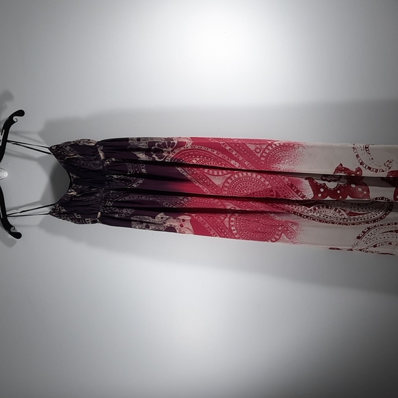 BCBGeneration Dresses & Skirts - NWT BCBGENERATION CFT Puple/pink/cream / burgundy maxi dress SZ M